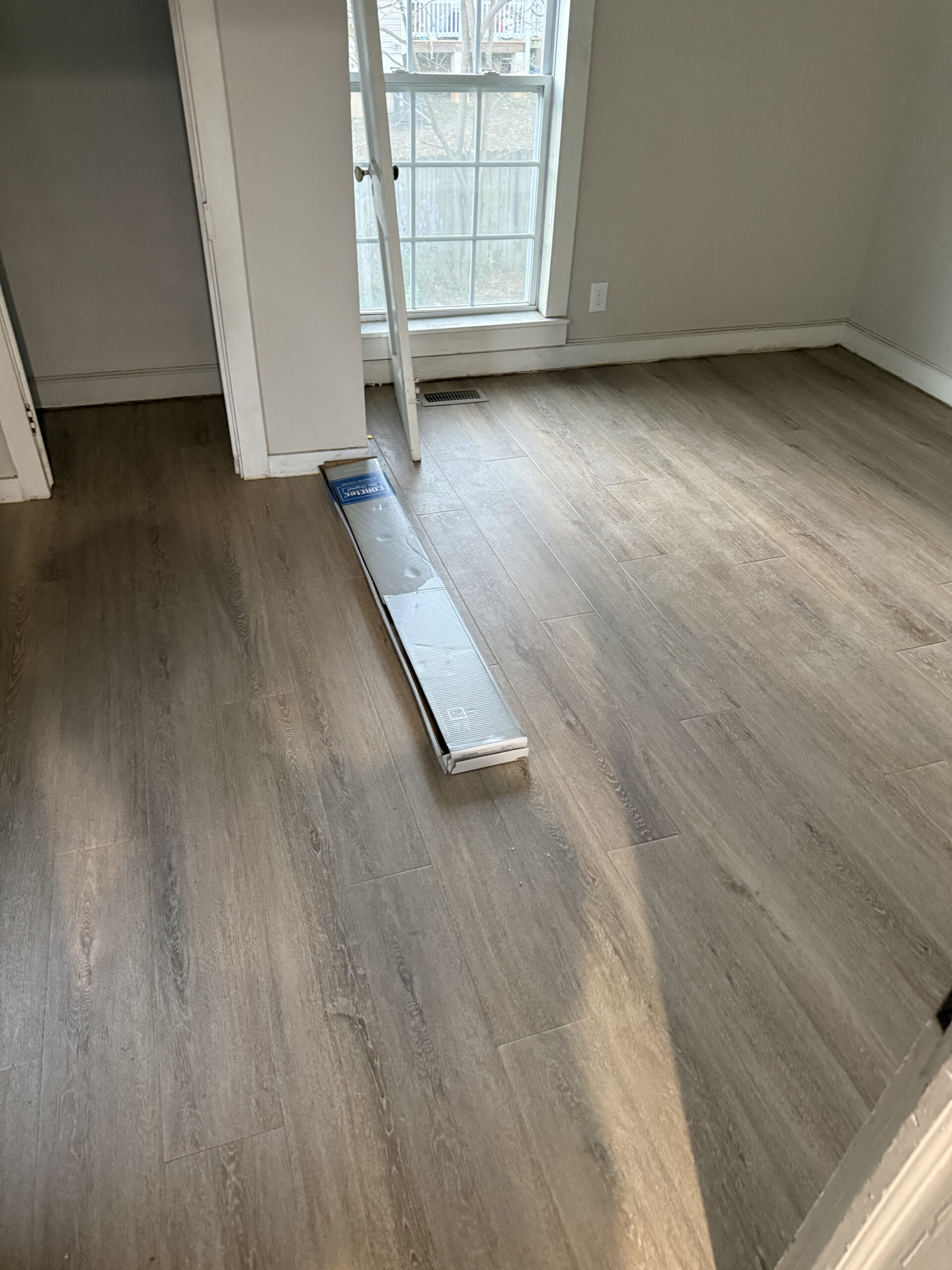 2026 01 15 Durham NC LVP Installation 600sf bedroom after 2